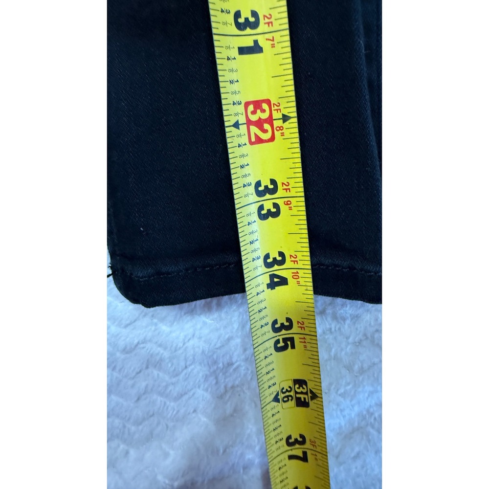 AllSaints Mast Skinny Jeans Jet Black W27 Mid Rise Stretch Denim WE039F - Picture 7 of 9